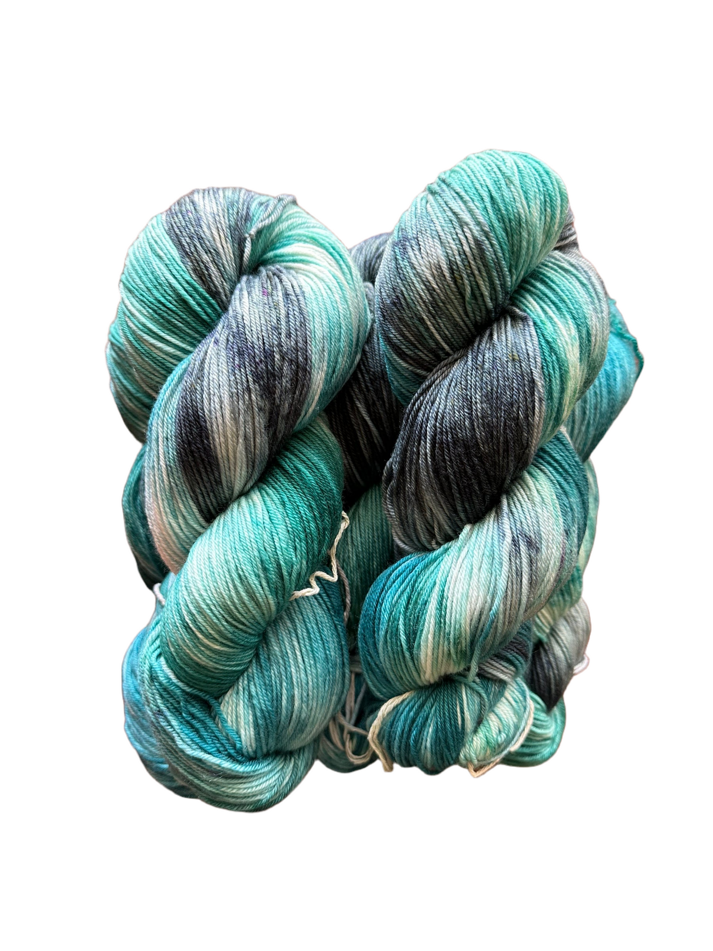 Malachite Hand Dyed Sock yarn