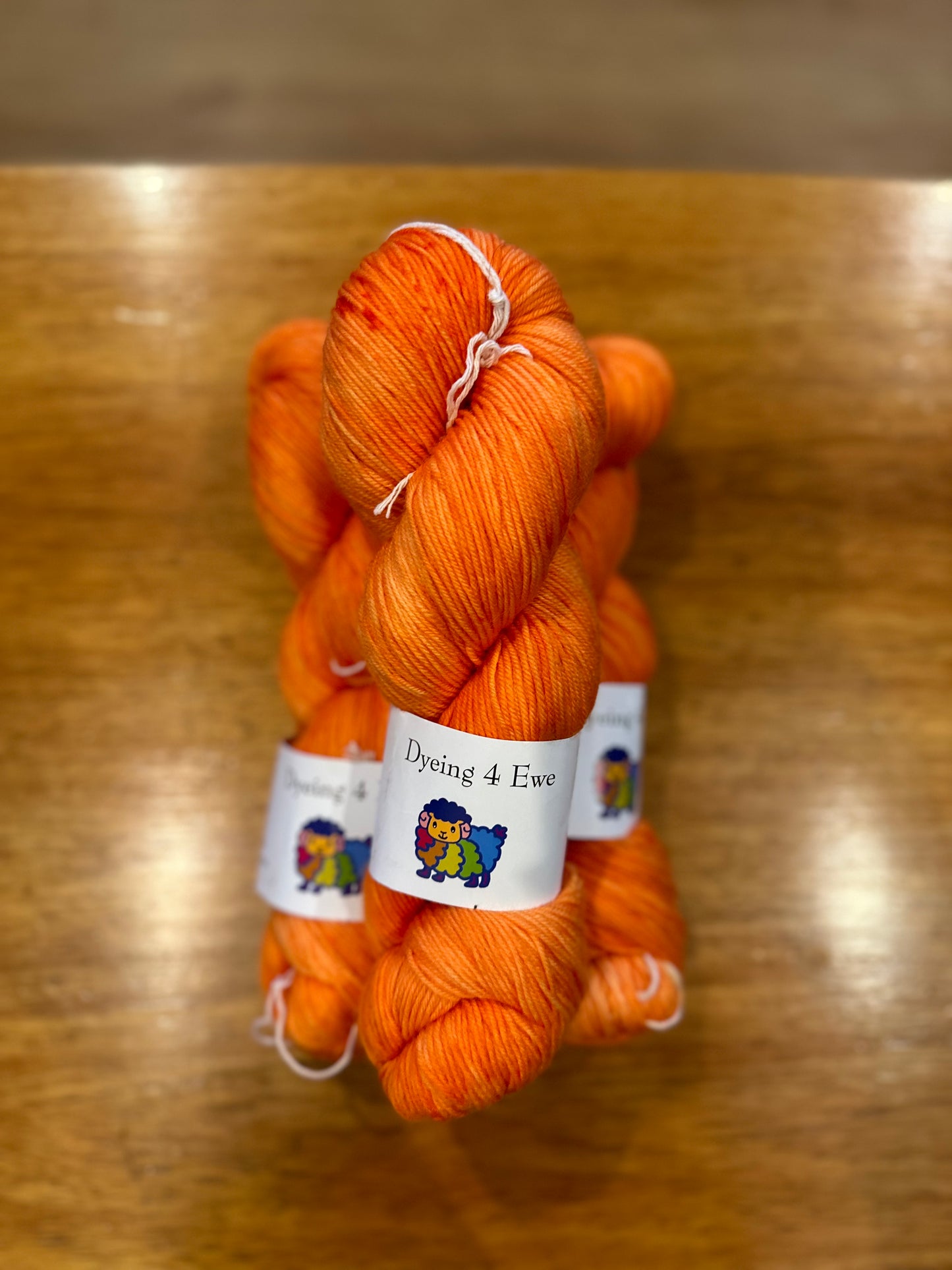 Orangeade Hand Dyed Sock yarn