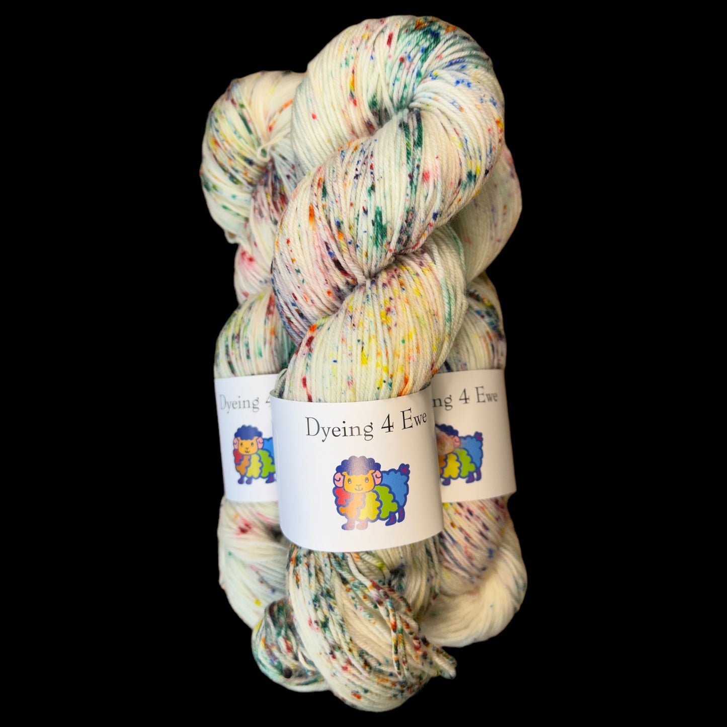 Funfetti Hand Dyed Sock yarn