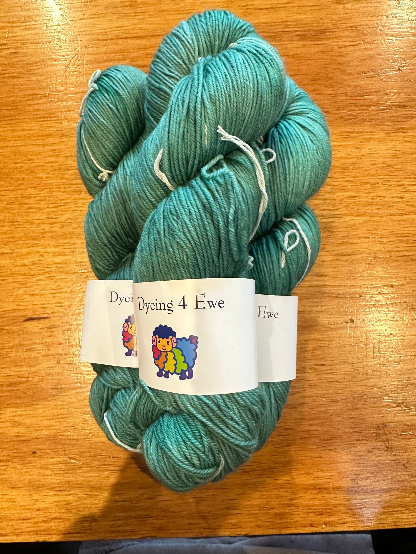 Seaweed Green Hand Dyed Sock yarn