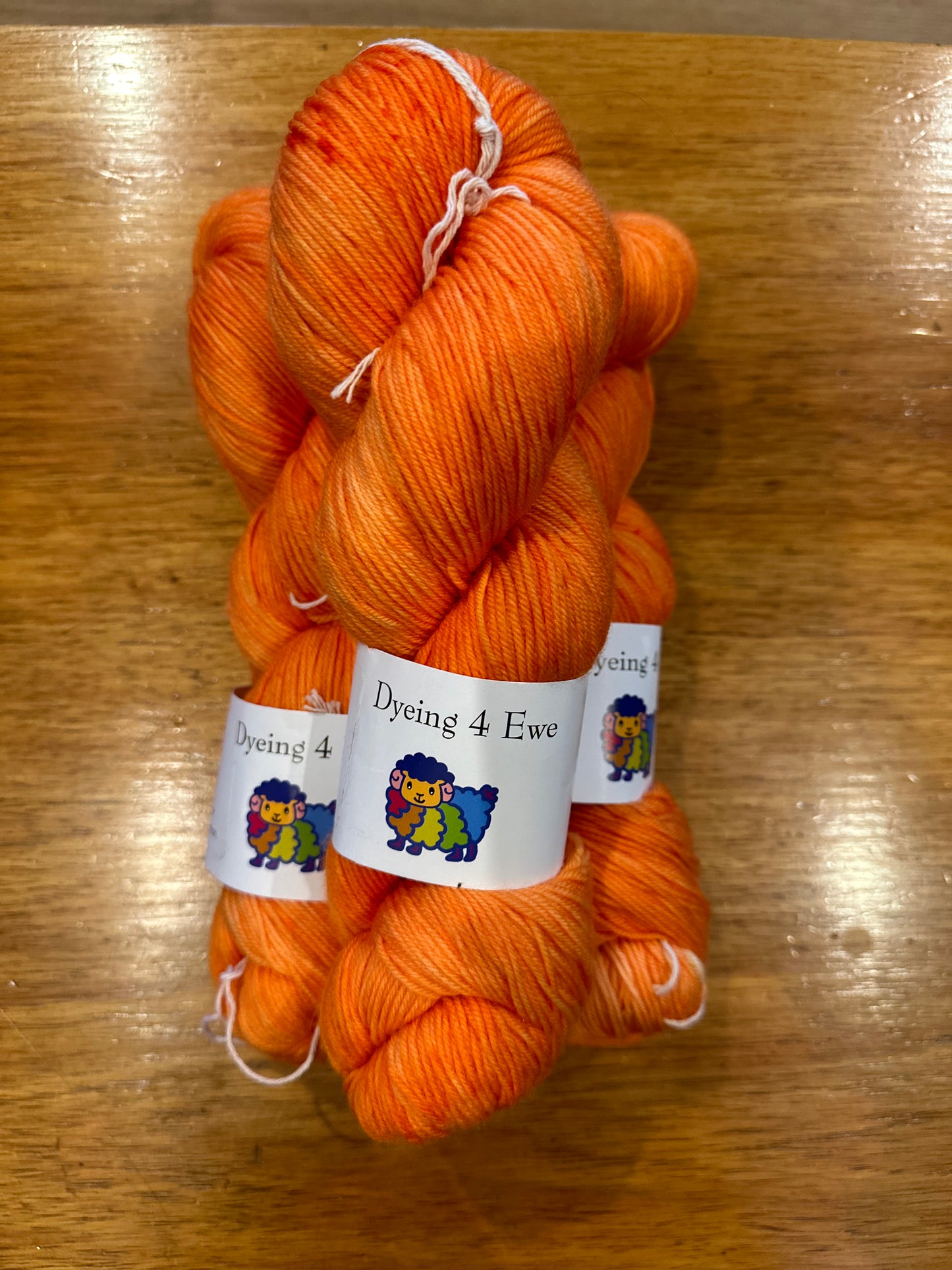 Orangeade Hand Dyed Sock yarn