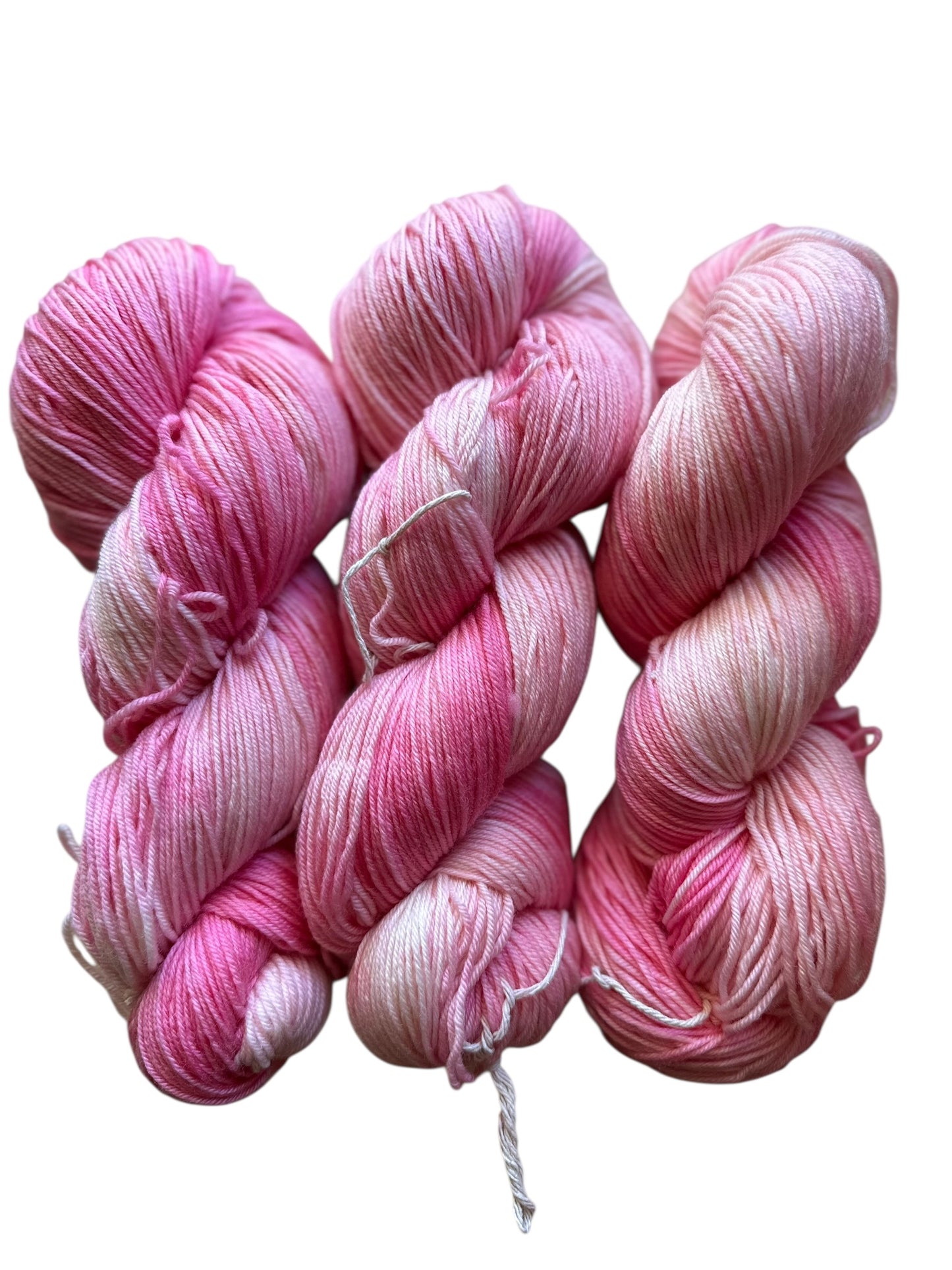 Lipstick Hand Dyed Sock yarn