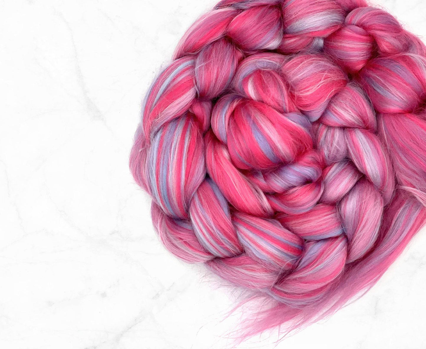 Lilac Roller roving 100 grams Bamboo