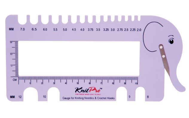 KnitPro Needle & Crochet View Sizer with Yarn Cutter