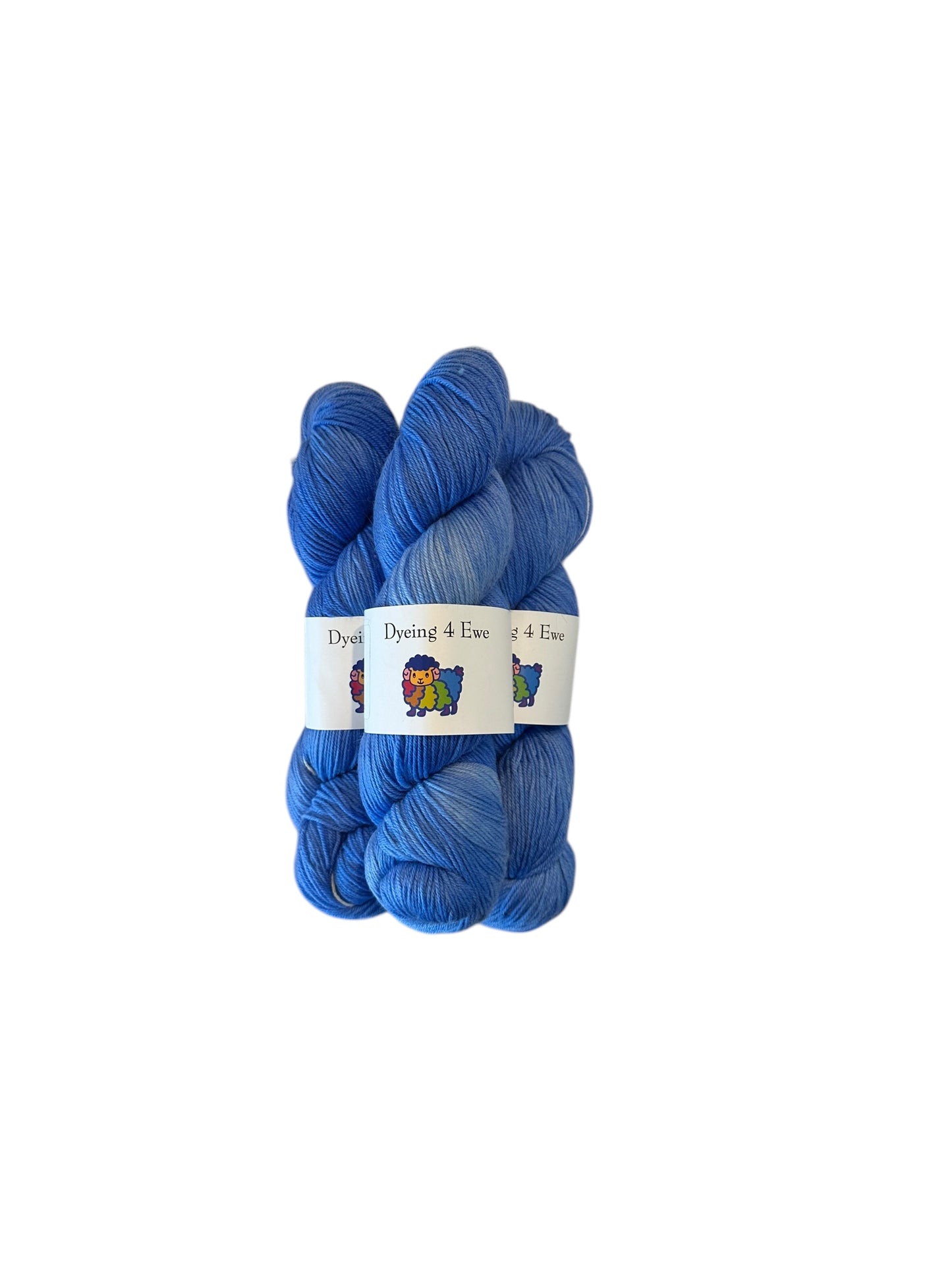 Egyptian Blue Hand Dyed Sock yarn