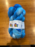 Tropical Lagoon Hand Dyed Sock yarn