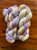 Lilac Hand Dyed Sock yarn