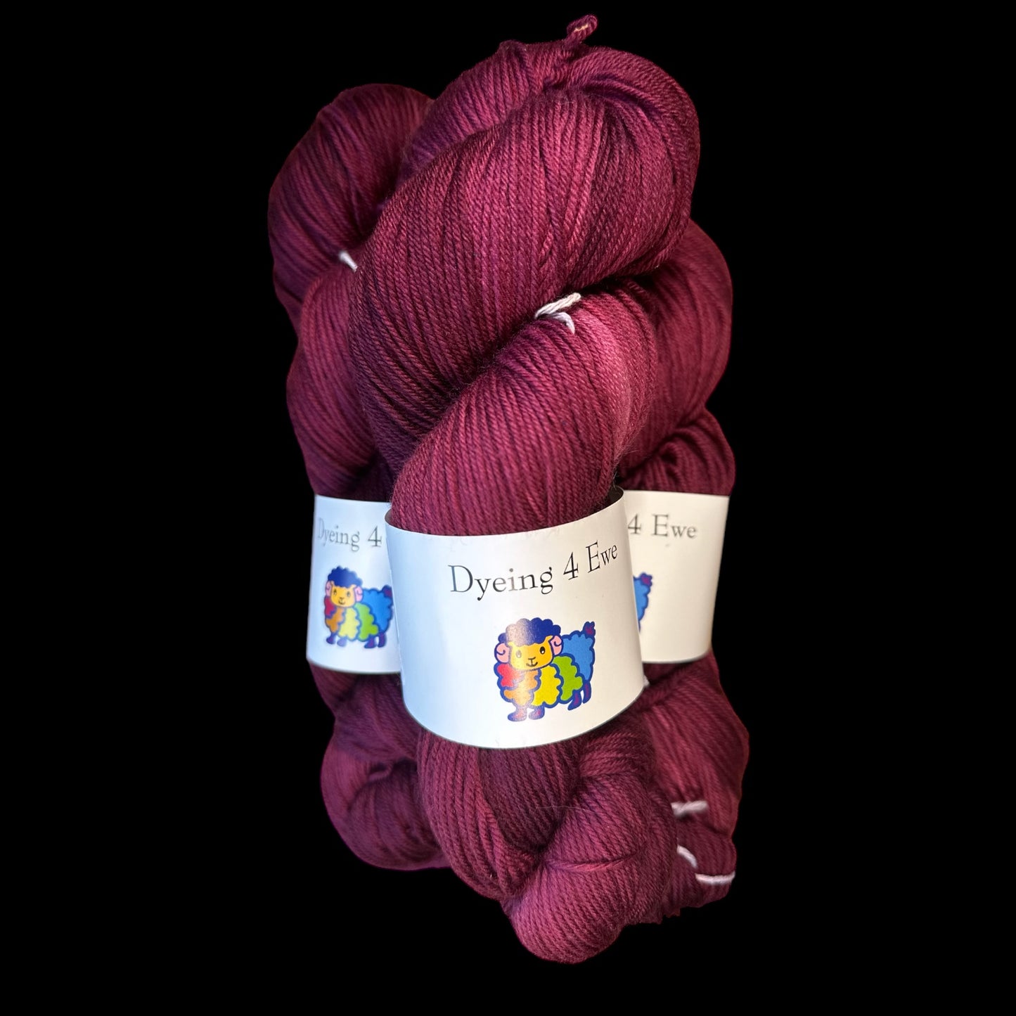 Royal Blood Hand Dyed Sock yarn