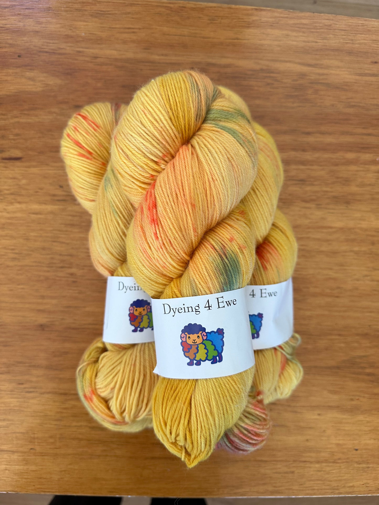 Bush Christmas Hand Dyed Sock yarn