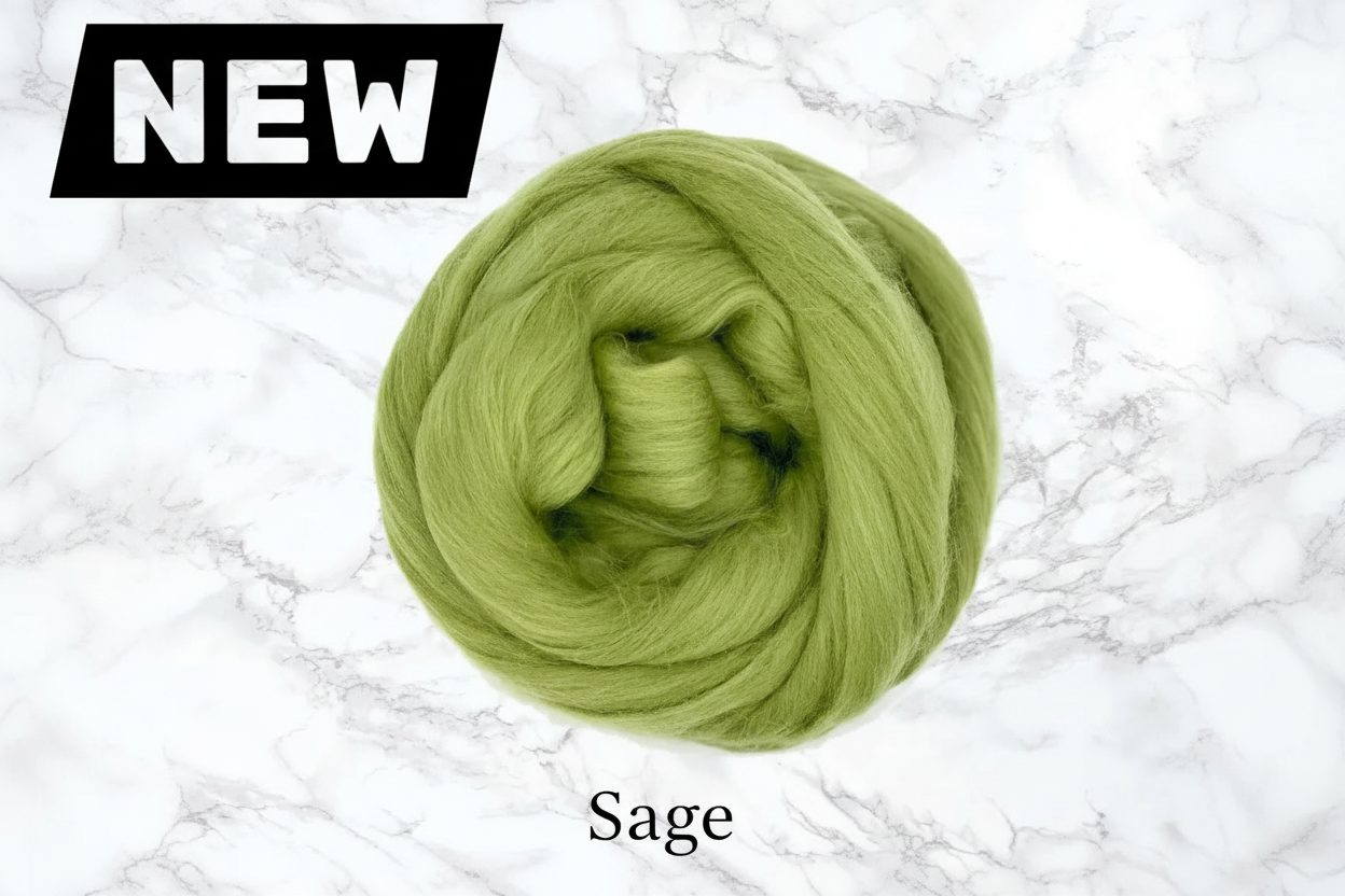 Merino roving 100 grams 23 micron