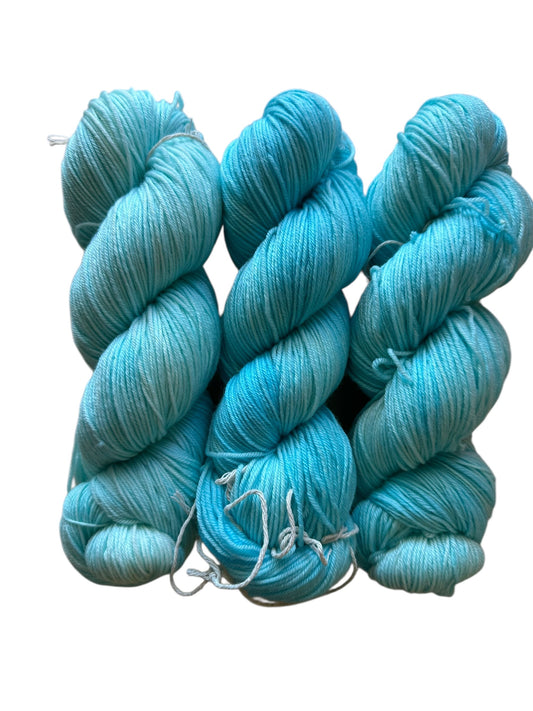Lagoon Hand Dyed Sock yarn